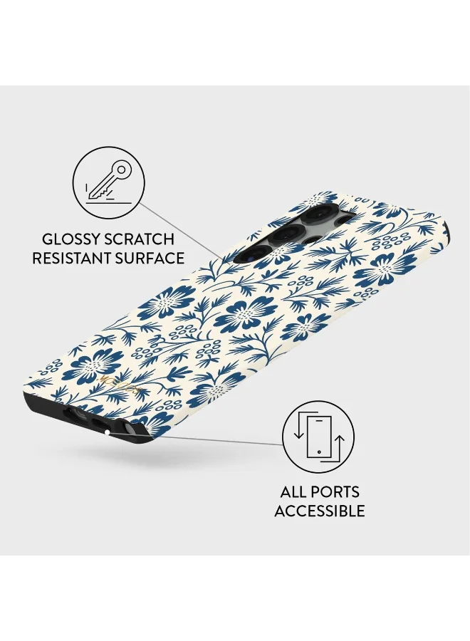 Mobcos Mobcos Samsung Galaxy S25 Ultra Classic Blossom Mobcos Samsung Galaxy S25 Ultra Classic Blossom Premium Case Compatible with Hybrid Dual-Layer Hard Shell + Silicone Protection - Scratch-Resistant Shockproof Mobile Cover  | Best Price UAE